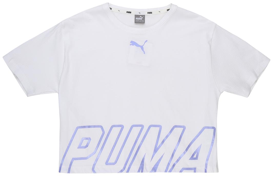 

Puma Girl Cotton Printed T shirt - White