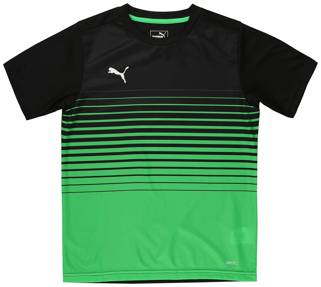 

Puma Boy Polyester Printed T-shirt - Green Black