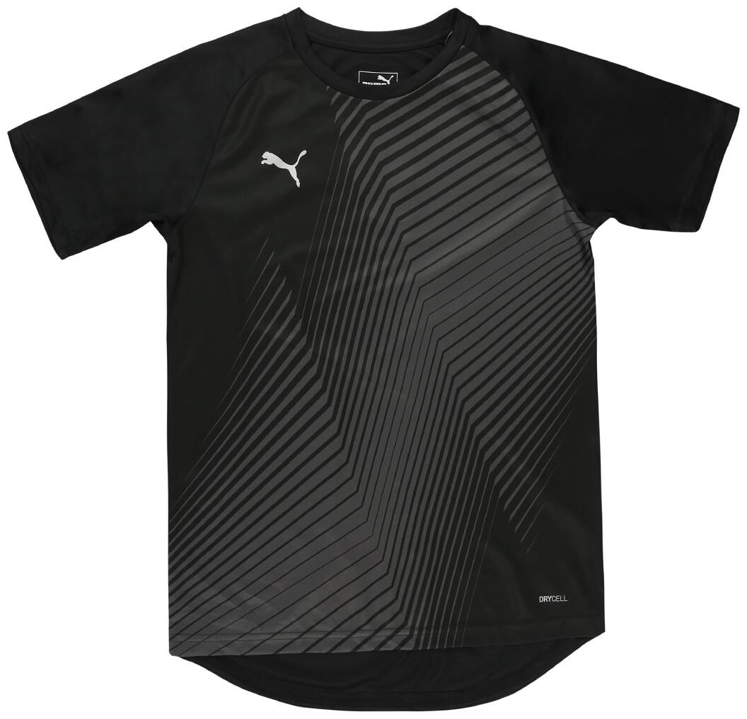

Puma Boy Polyester Printed T-shirt - Black