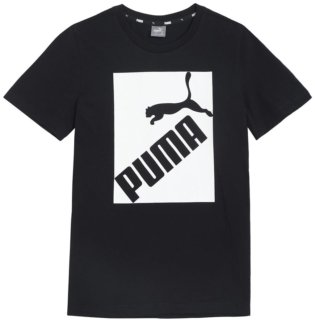 

Puma Boy Cotton Printed T-shirt - Black
