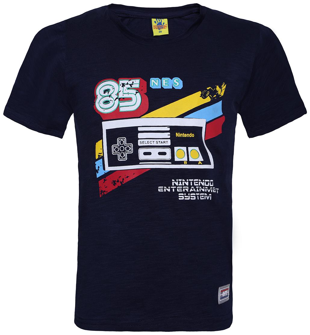 

punkster Boy Cotton Printed T-shirt - Blue
