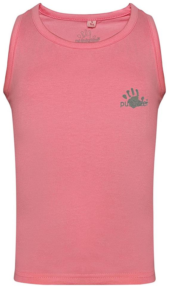 

punkster Cotton Solid Top for Baby Boy - Pink