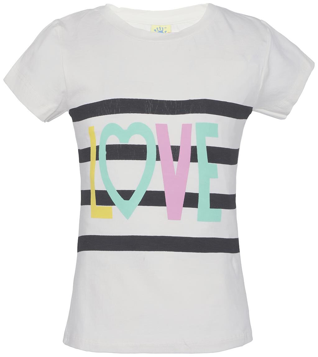 

punkster Girl Cotton Printed T shirt - White