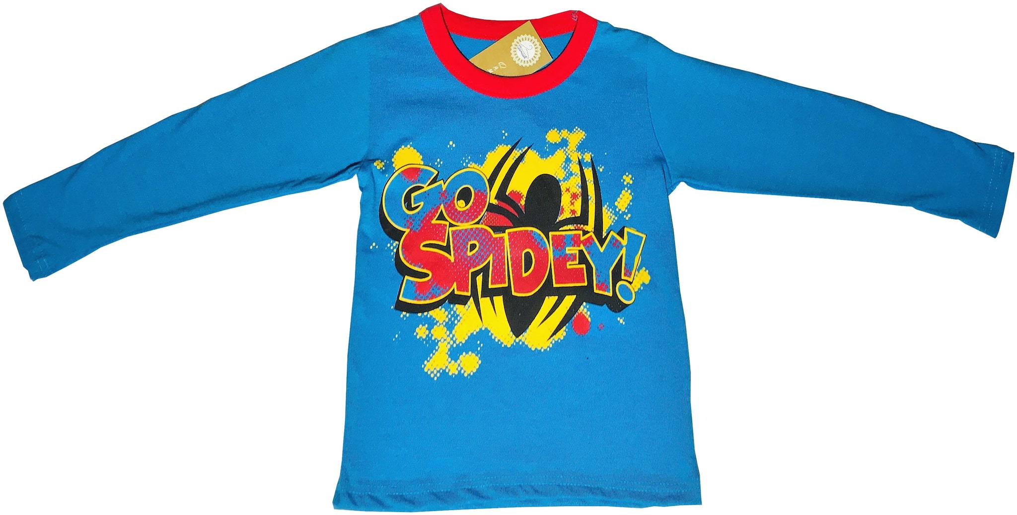 

Qamash Boy Cotton Cartoon print T-shirt - Blue