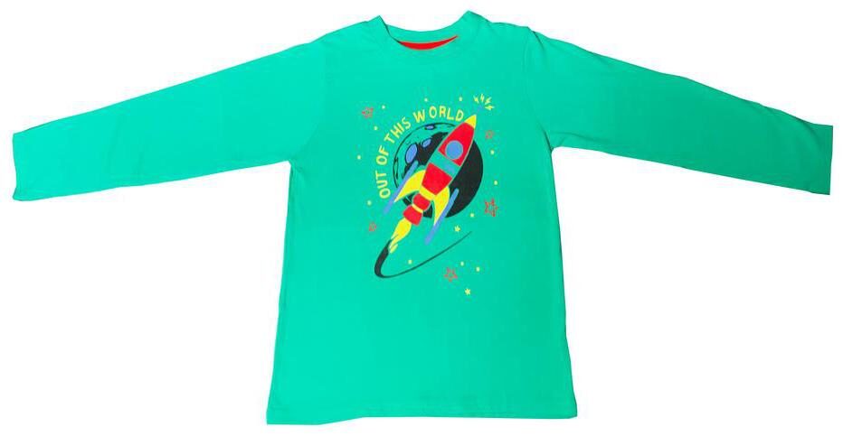 

Qamash Boy Cotton Printed T-shirt - Green