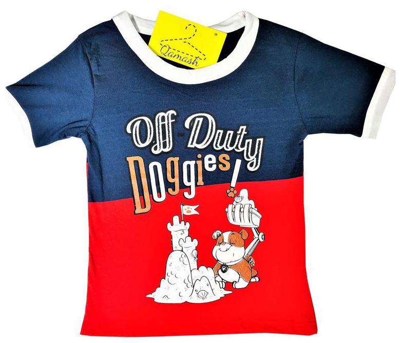 

Qamash Boy Cotton Printed T-shirt - Red