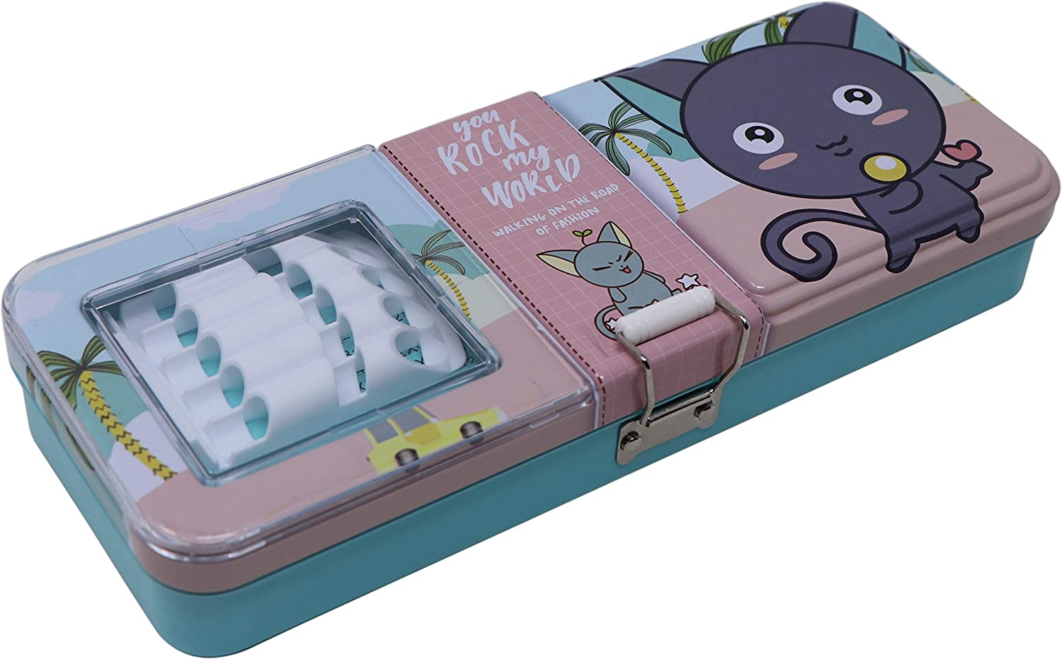 

QIPS Pencil Box Metal Set of 1 Multi