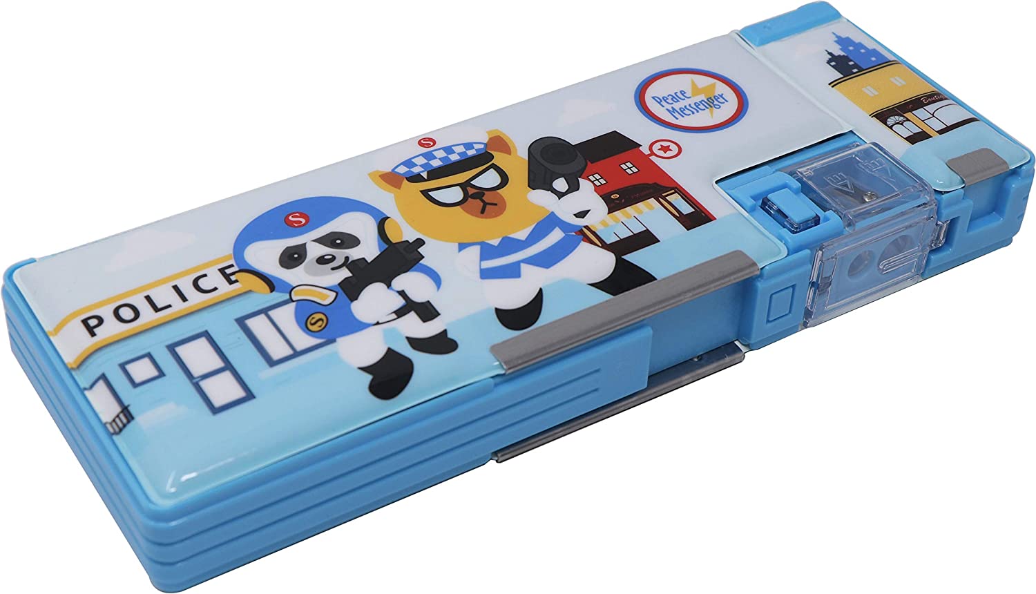 

QIPS Pencil Box Plastic Set of 1 Blue
