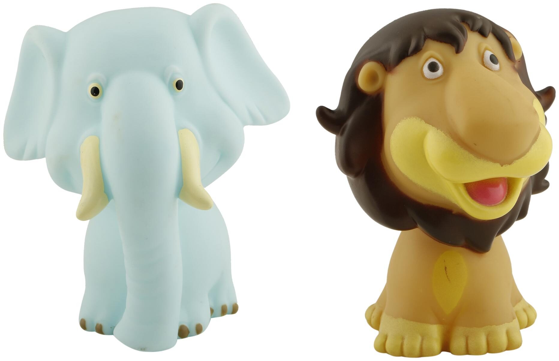 

R L SONS Figurine Lion and Elephant Toy Figure Play Set Combo for Boys and Girls Multi Color