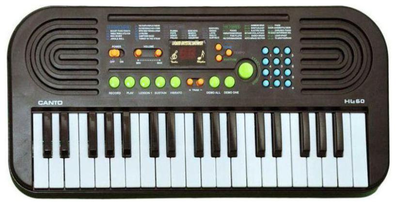 

radhe enterprise Black Plastic 37 Keys Electronic Piano