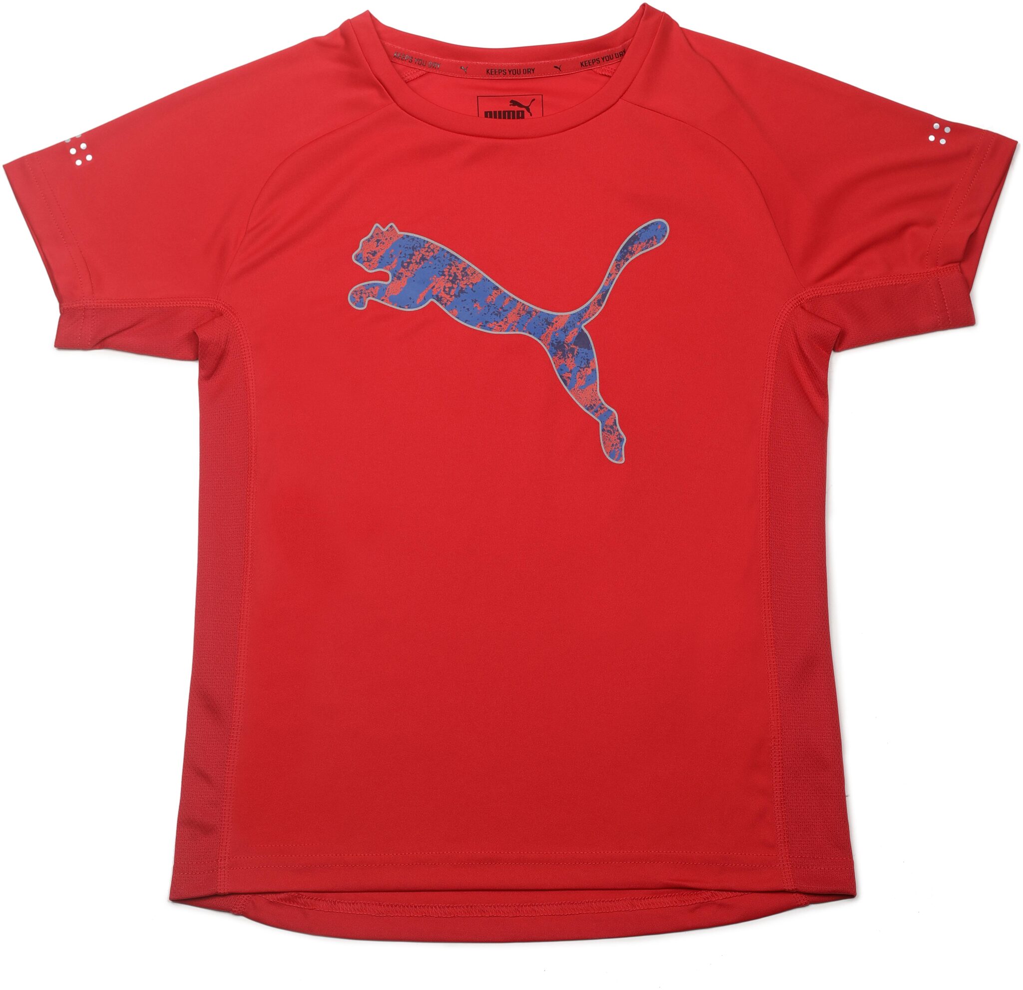 

Puma Boy Polyester Printed T-shirt - Red