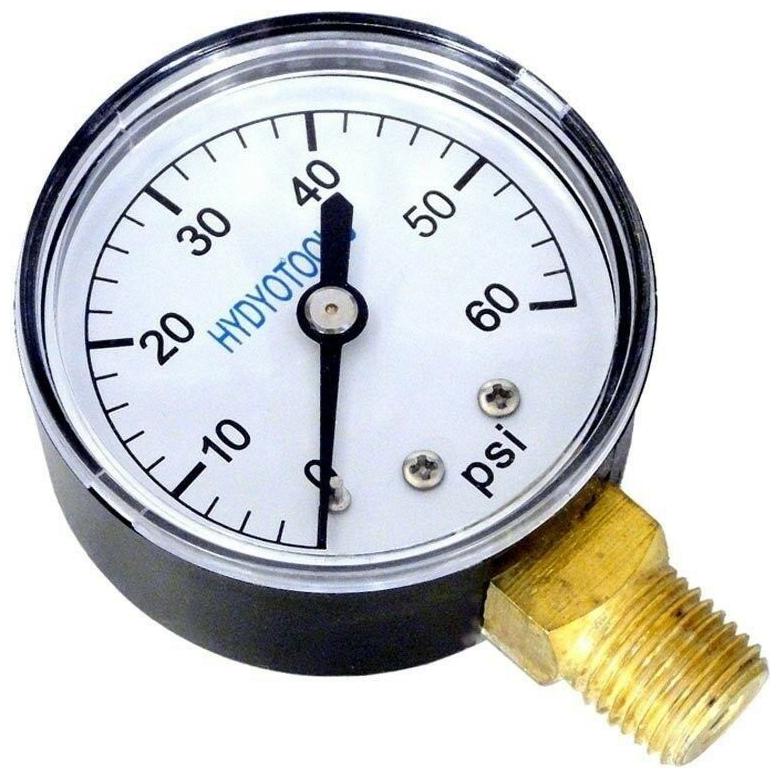 

Rear Mount Pool Cleaner Pressure Gauge