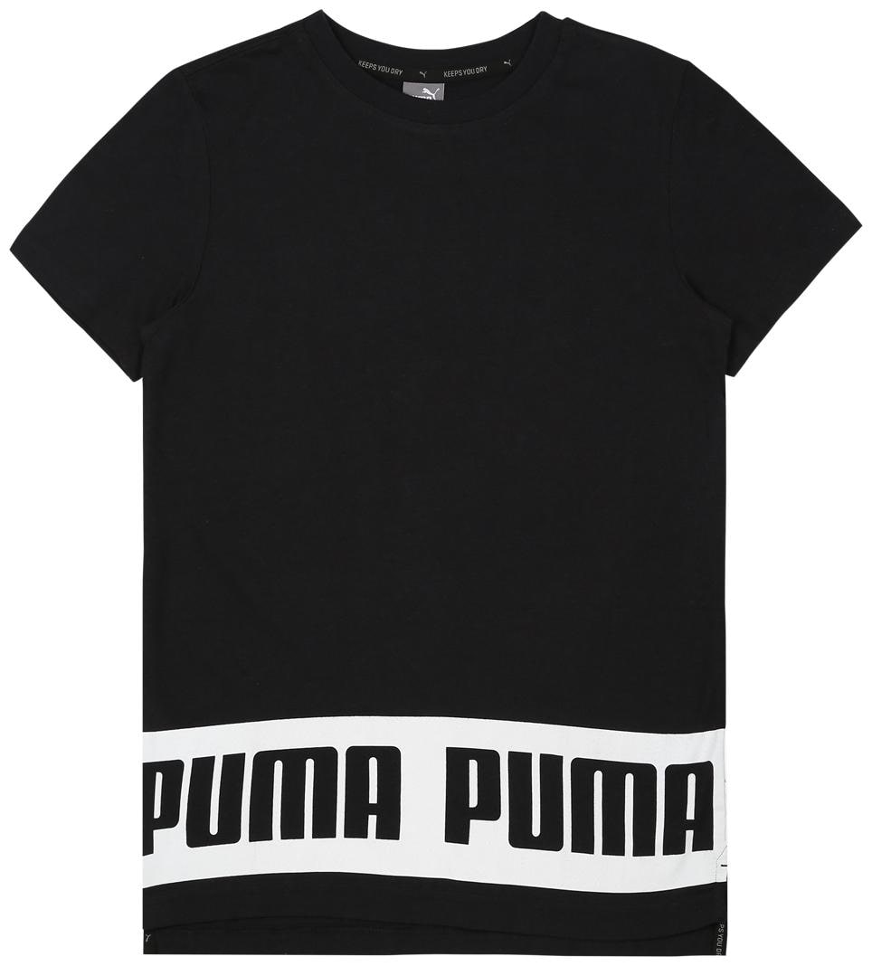 

Puma Boy Cotton Printed T-shirt - Black