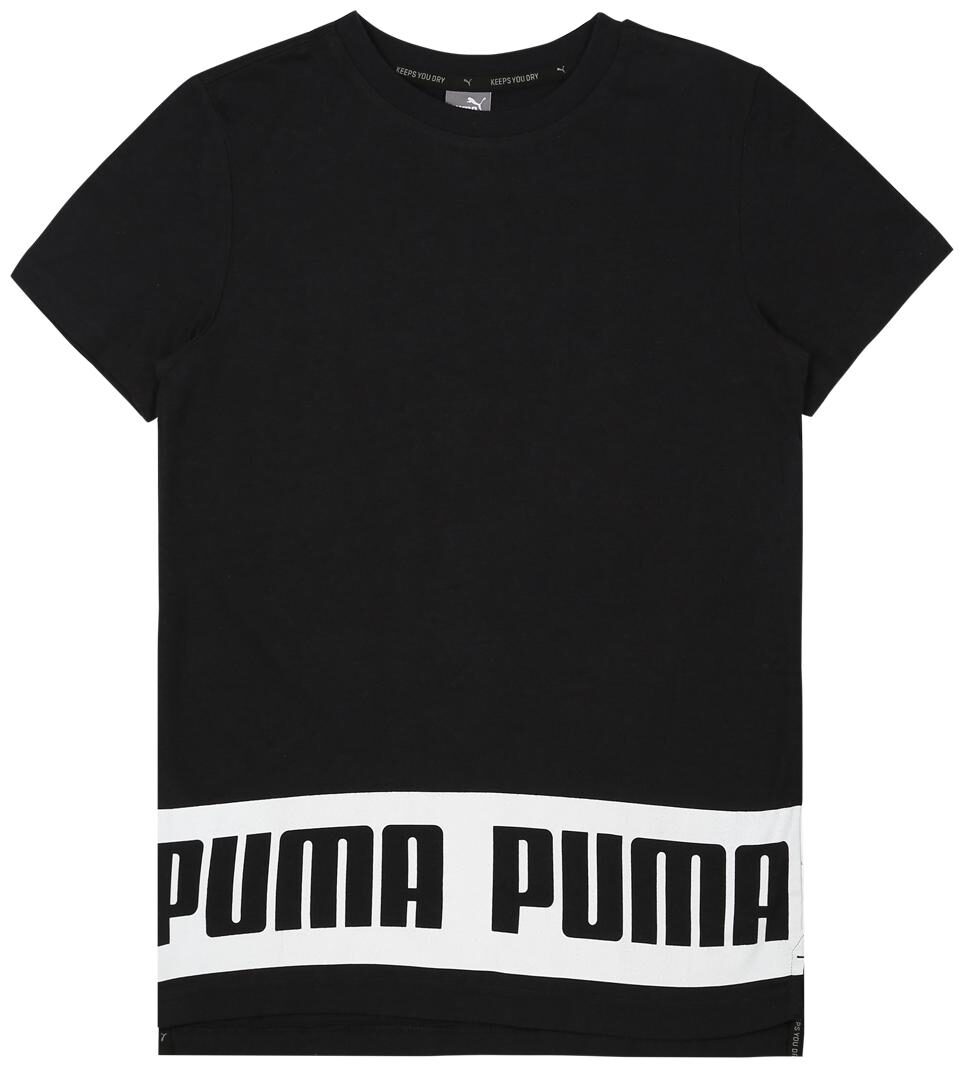 

Puma Boy Cotton Printed T-shirt - Black