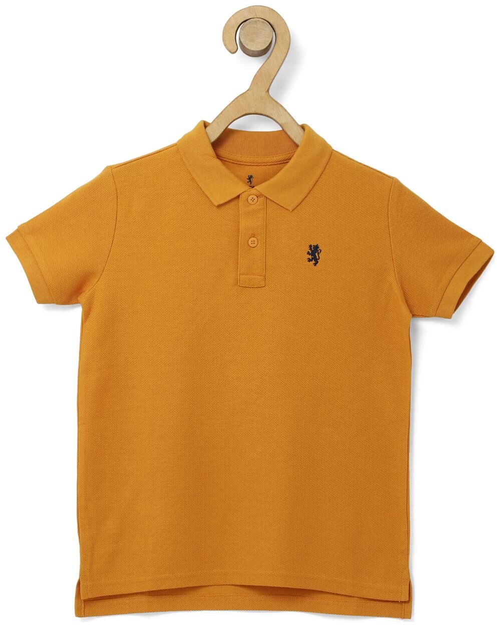 

Red Tape Boy Cotton Solid T-shirt - Yellow