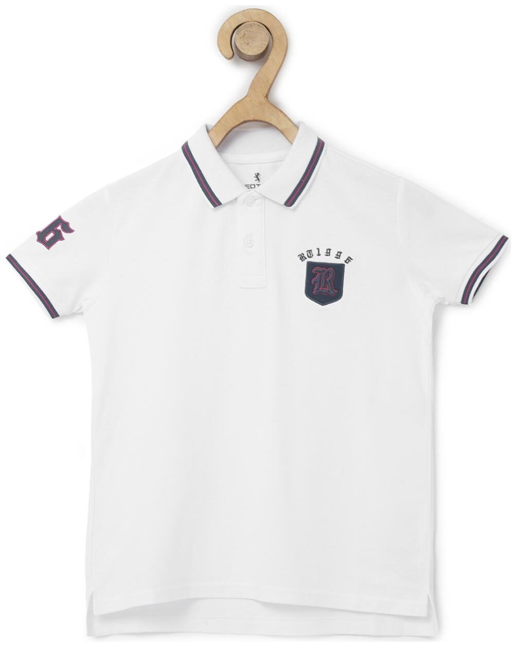 

Red Tape Boy Cotton Solid T-shirt - White