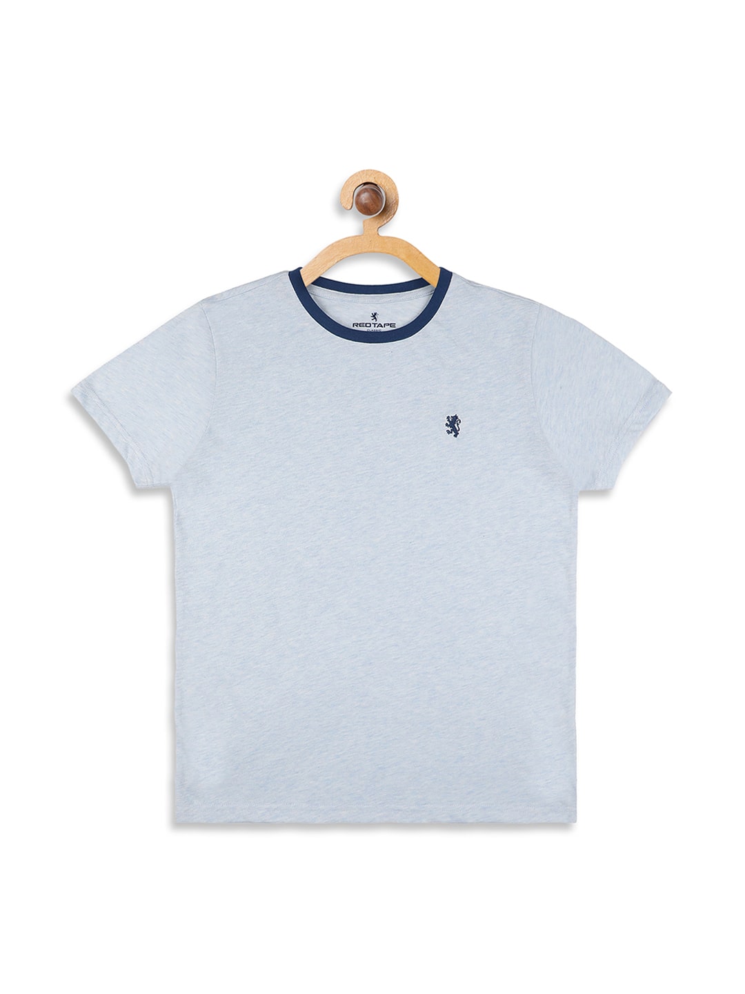 

Red Tape Boy Cotton blend Solid T-shirt - Blue