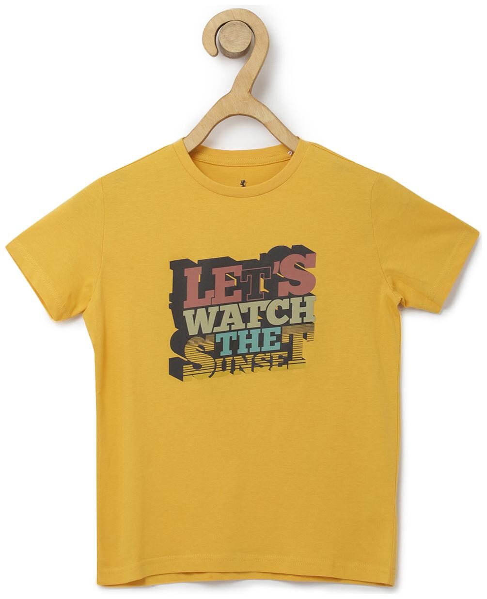 

Red Tape Boy Cotton Printed T-shirt - Yellow
