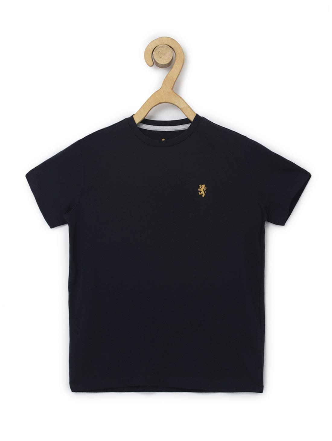 

Red Tape Boy Cotton Solid T-shirt - Blue
