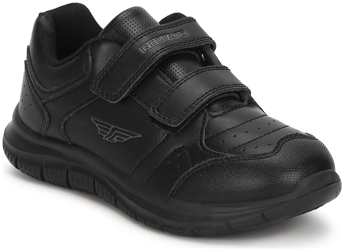 

Red Tape Black Unisex Kids School Shoes