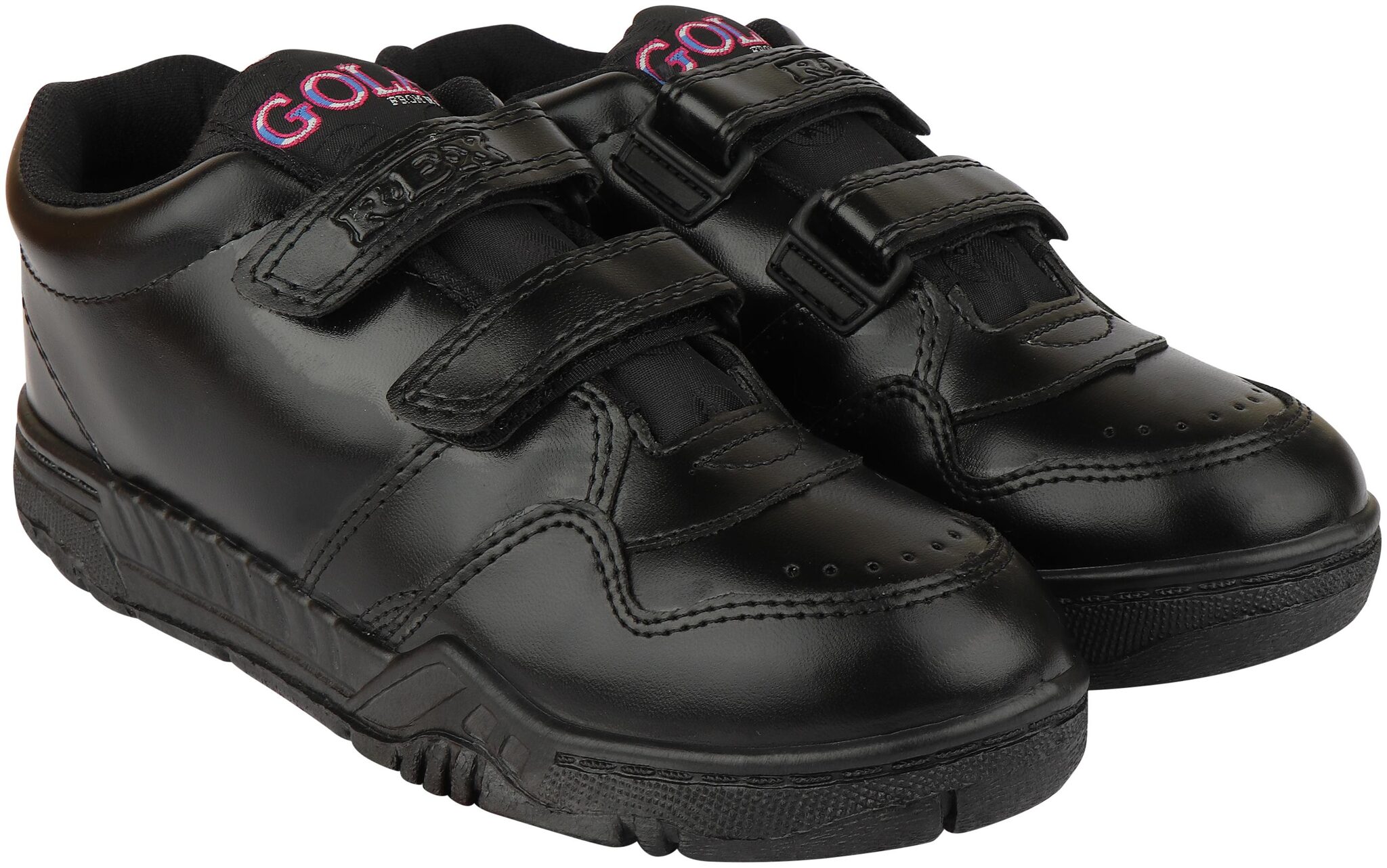 

Rex Black Unisex Kids School Shoes