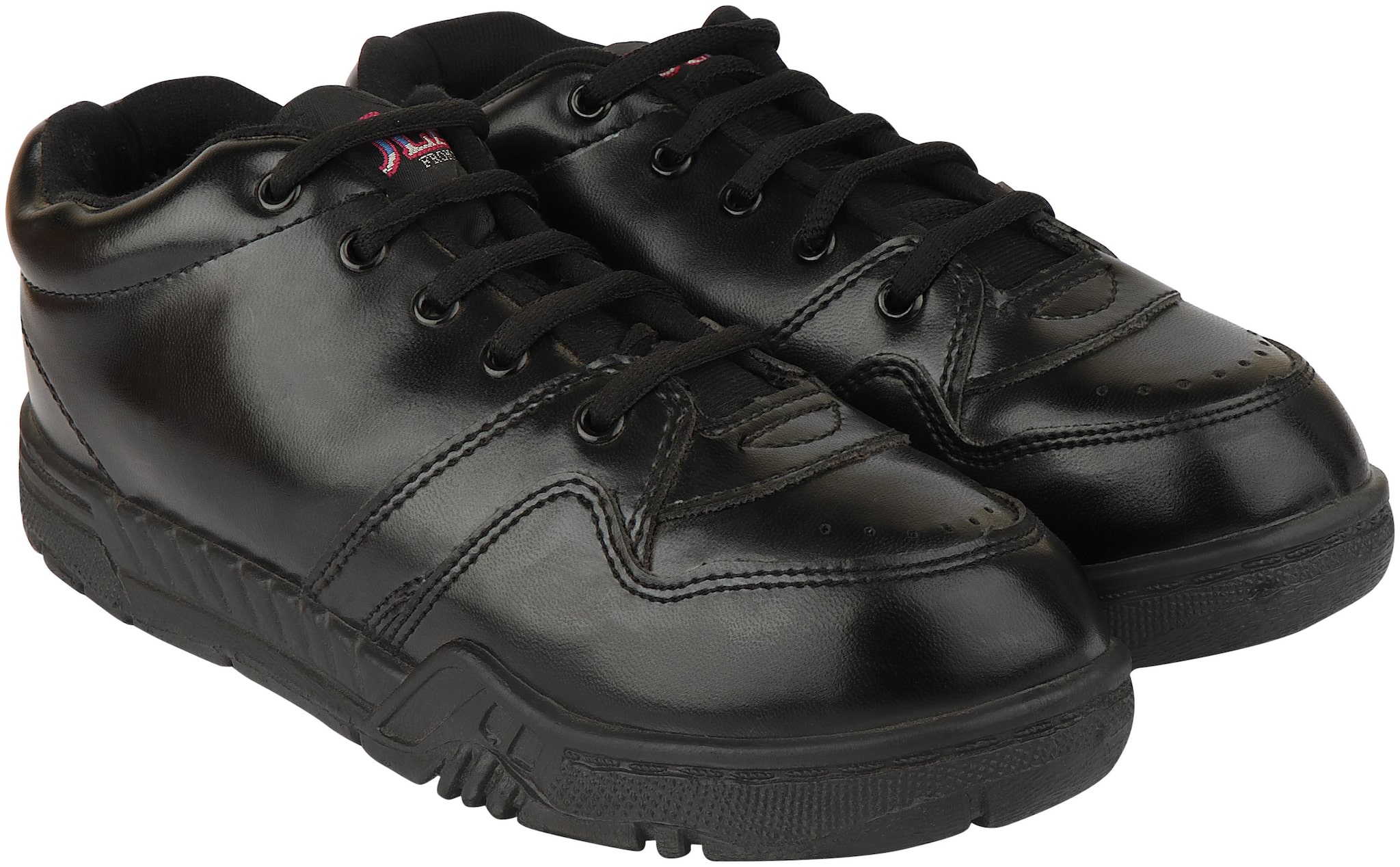 

Rex Black Unisex Kids School Shoes