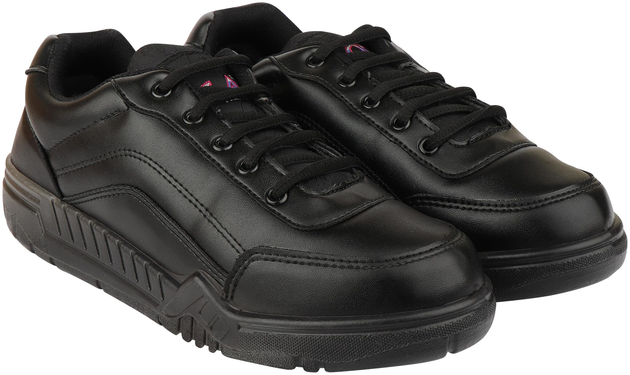 

Rex Black Unisex Kids School Shoes