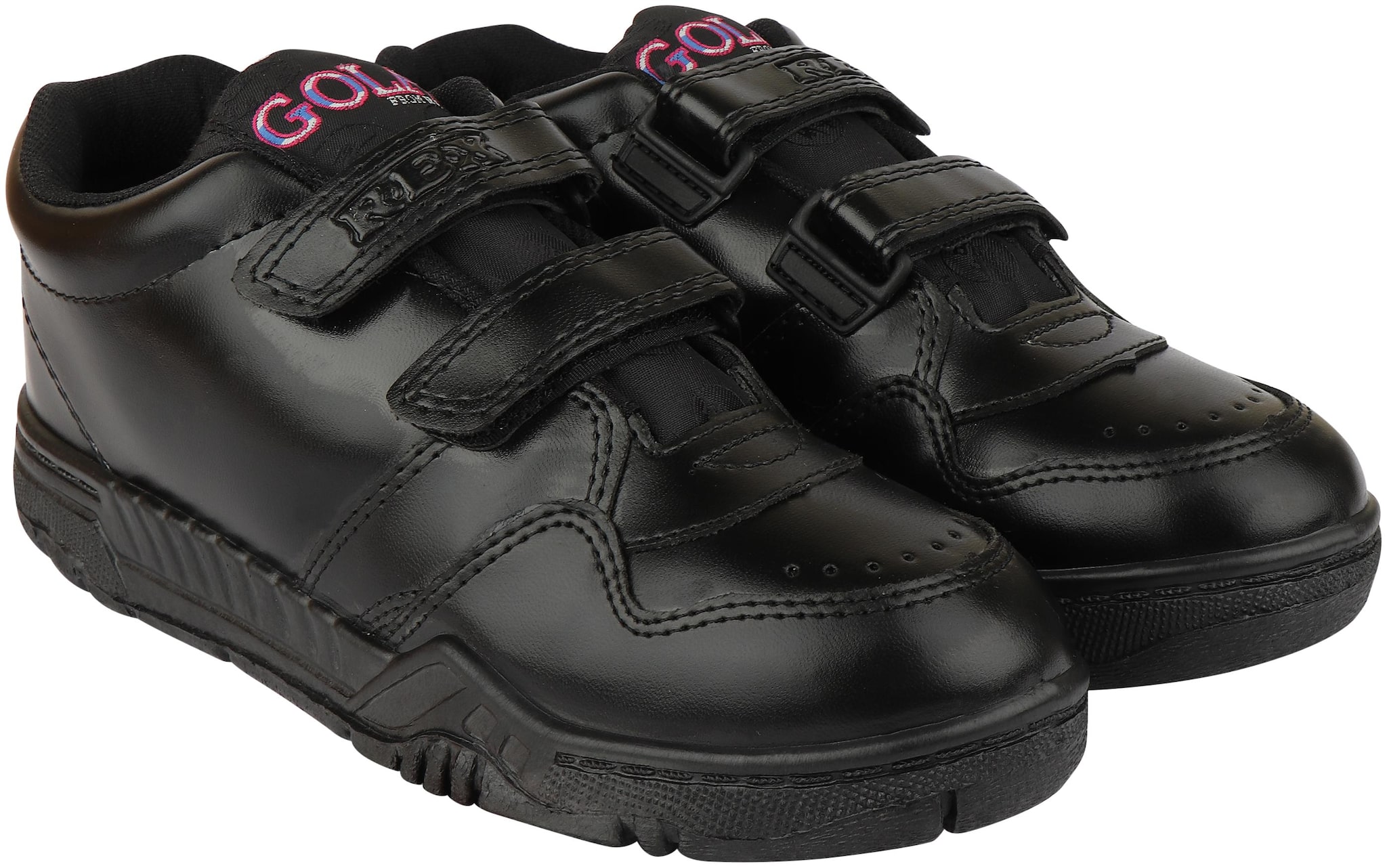 

Rex Black Unisex Kids School Shoes