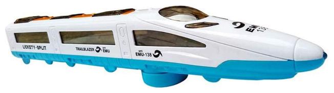 

RHOSYN high quality speed bullet train toys for kids with 3d lights music sound auto moving system