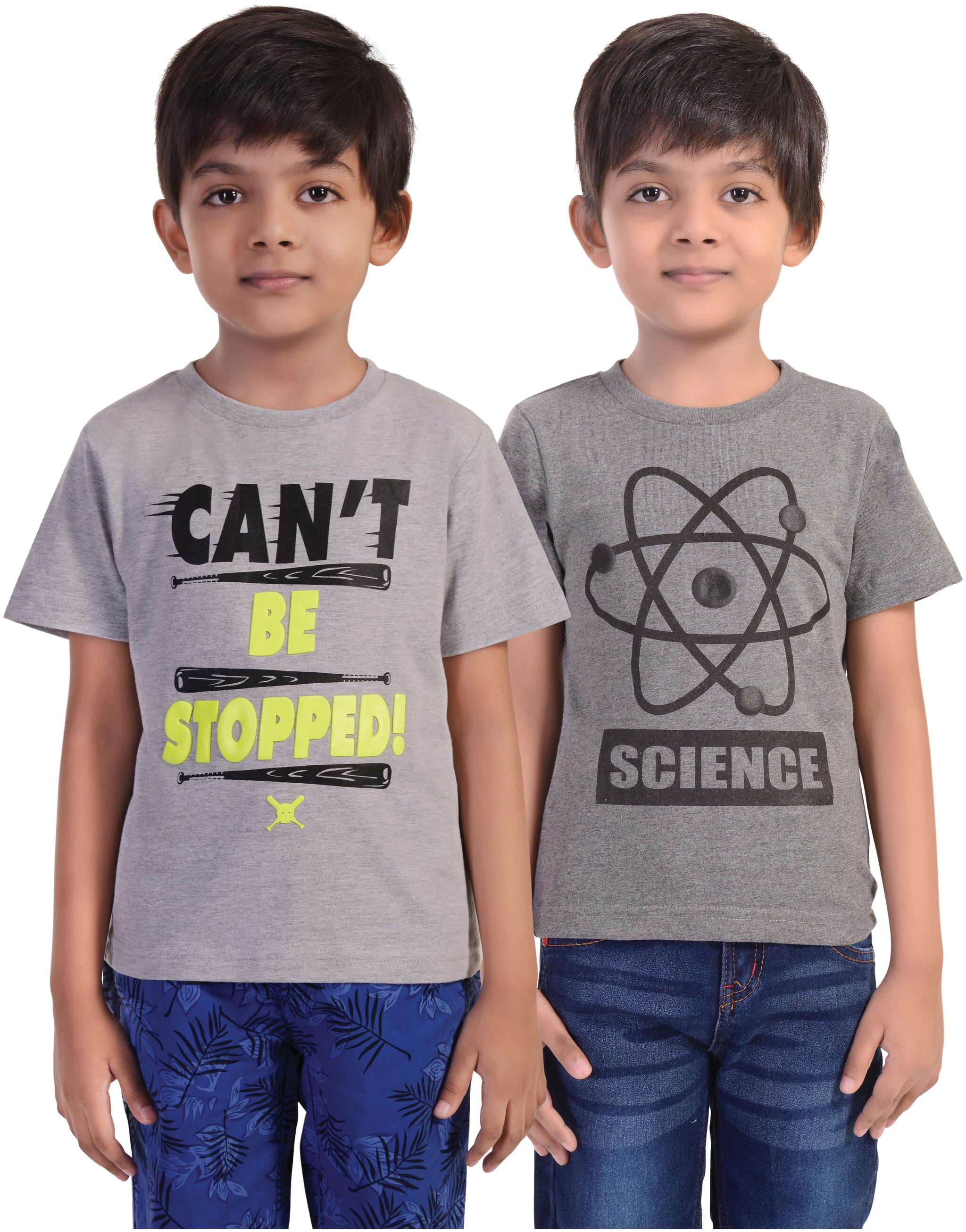 

Rhythm Boy Cotton blend Printed T-shirt - Grey