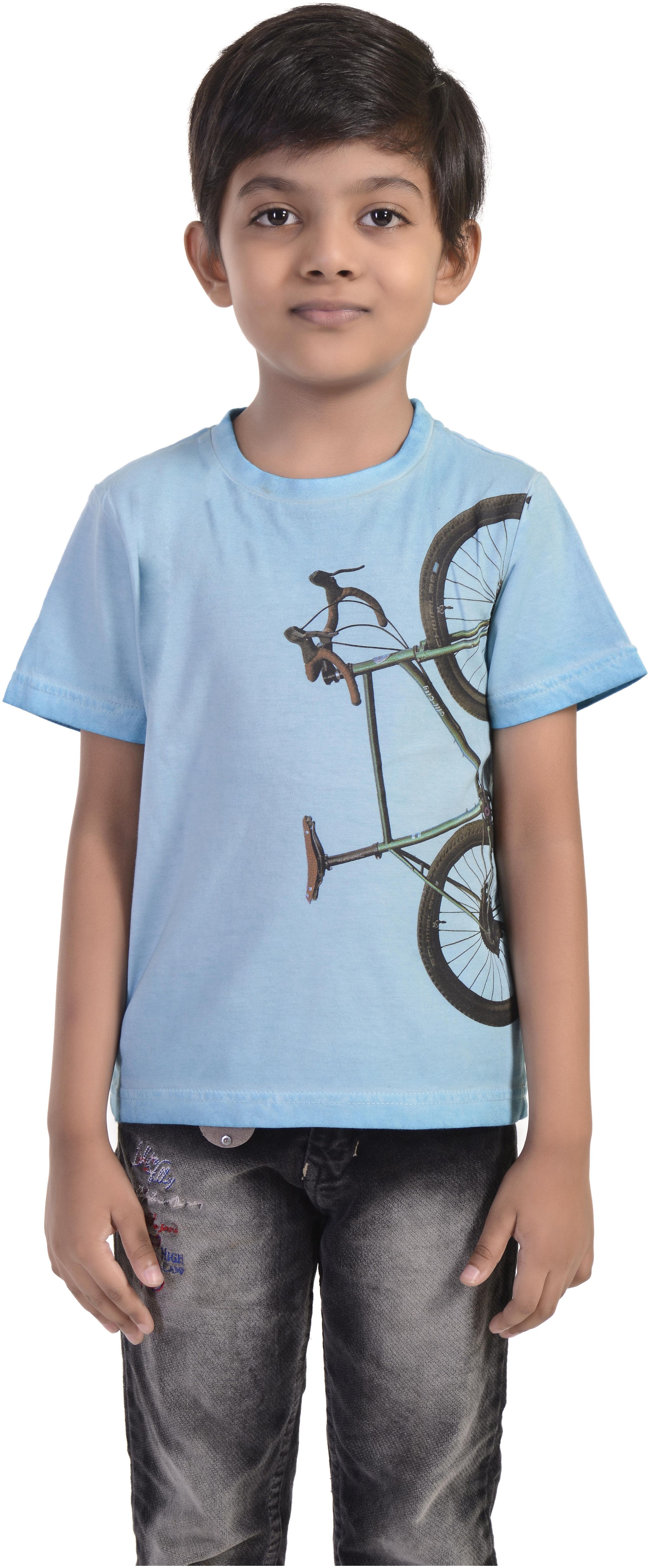 

Rhythm Boy Cotton Printed T-shirt - Blue