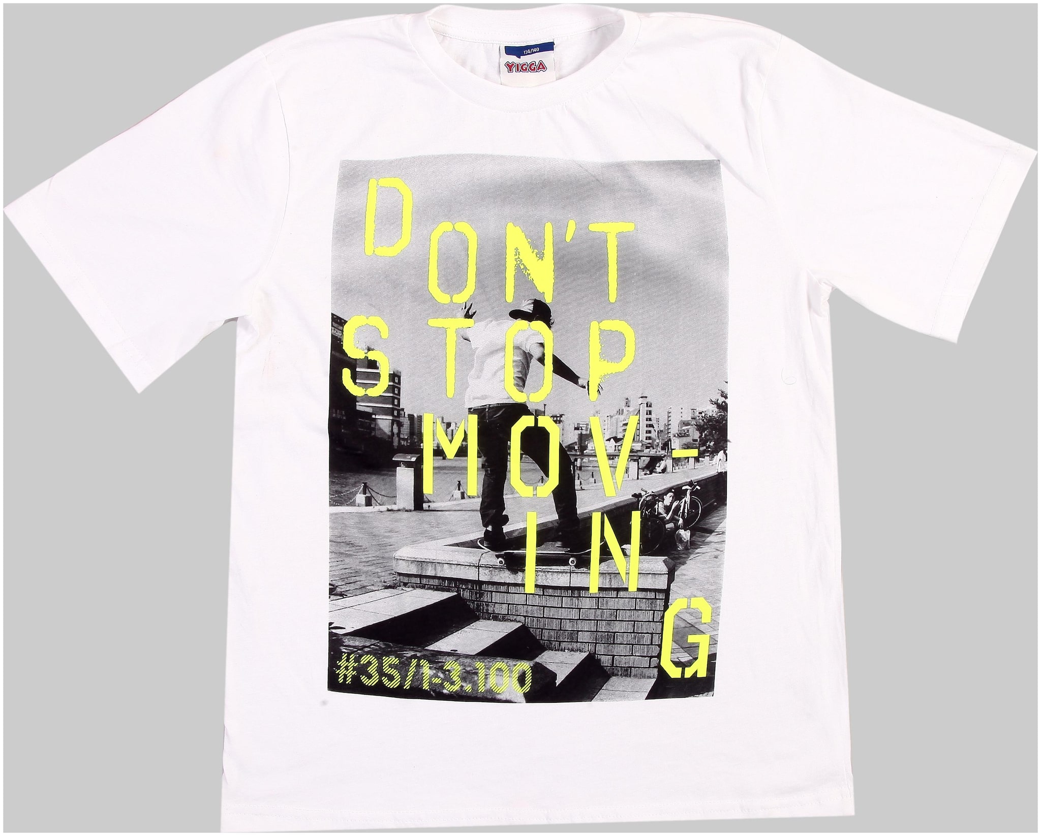

RJP Boy Cotton Printed T-shirt - White