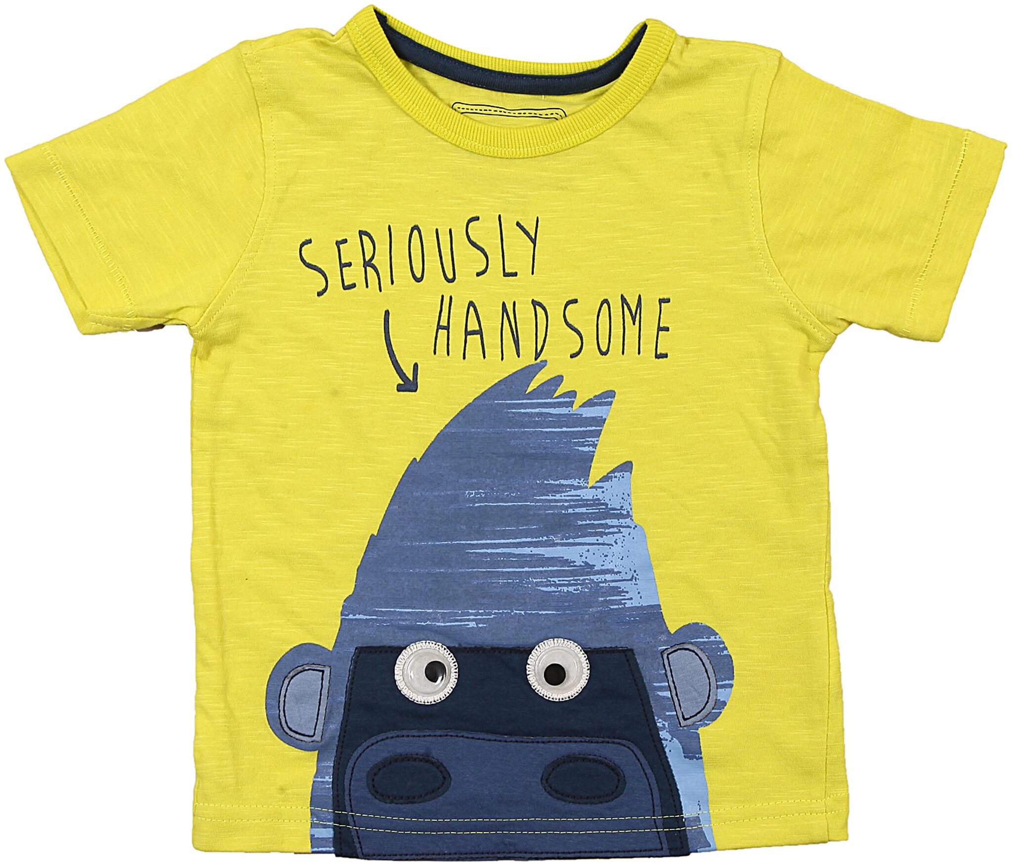 

RJP Boy Cotton Printed T-shirt - Yellow