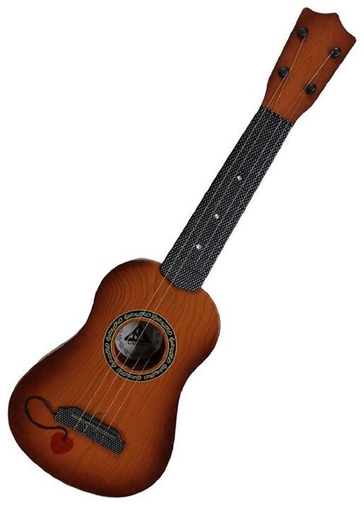 

Sanyal Acoustic Guitar Excellent With 4 String For Kids (Brown)