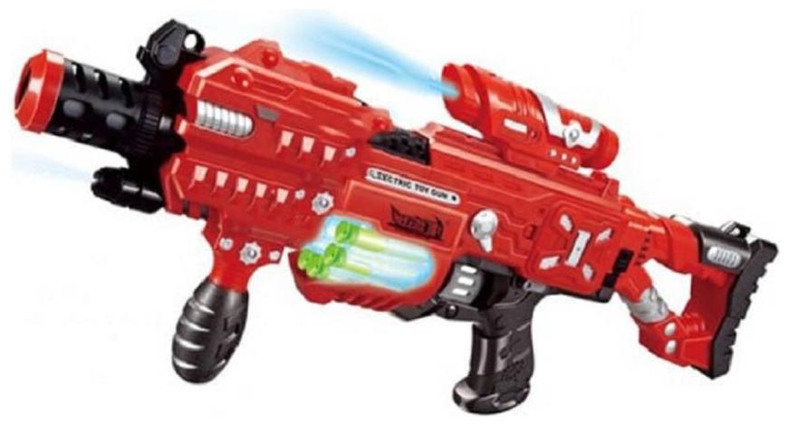 

Sanyal Large Electric Soft Bullet Blaze Storm Gun Toy with 20 Glow Soft Darts and Light Effects (Multicolour)