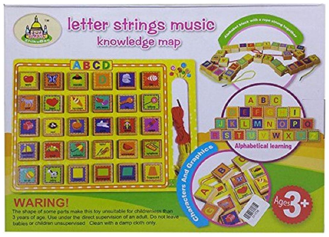 

Sanyal Letter Strings Music Knowledge Map Learning Toy for Kids