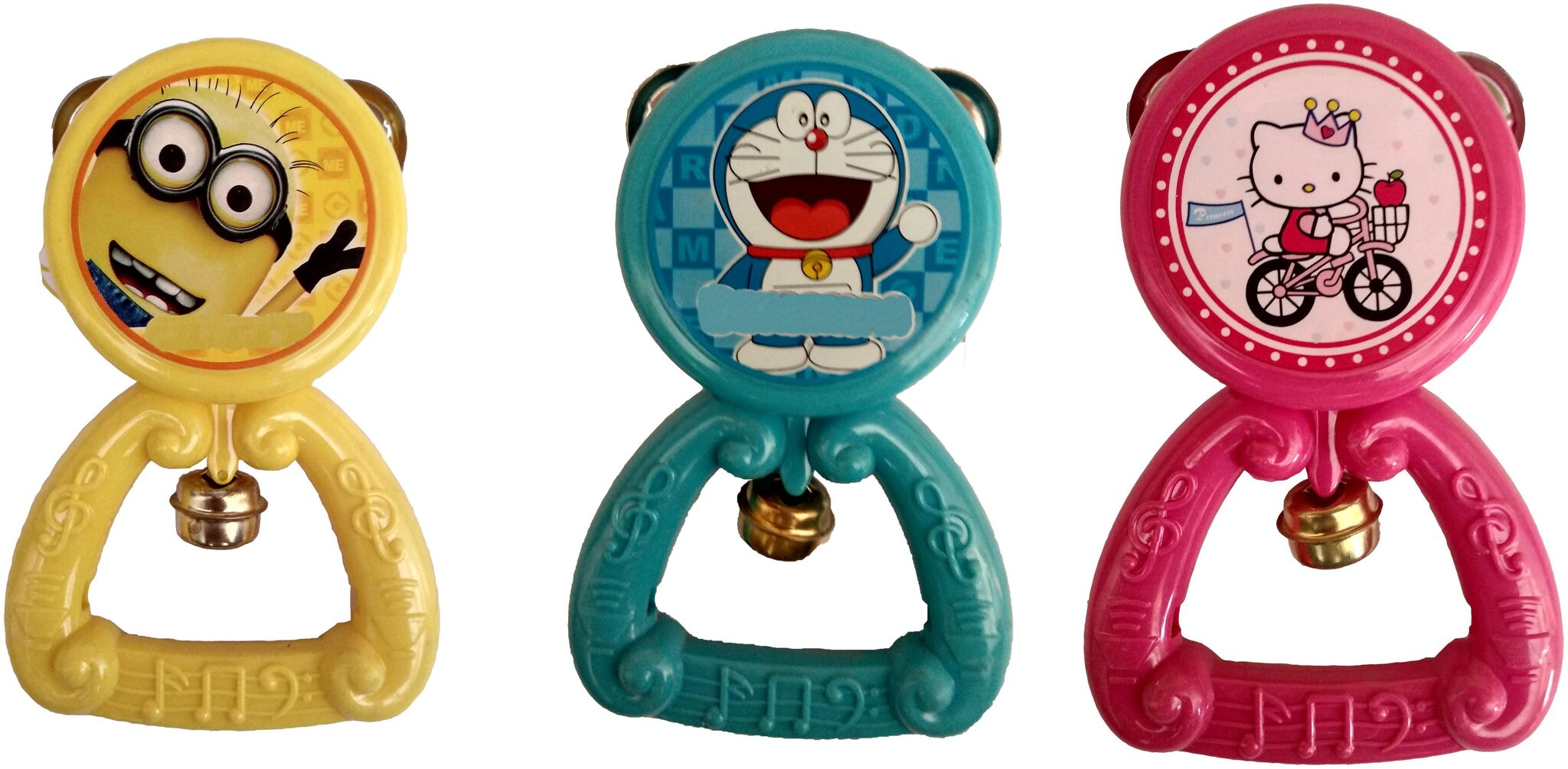 

Sanyal Set of 3 pcs with Various Exciting Shake N Roll Rattle New Borns Infants Rattle (Multi-Color)