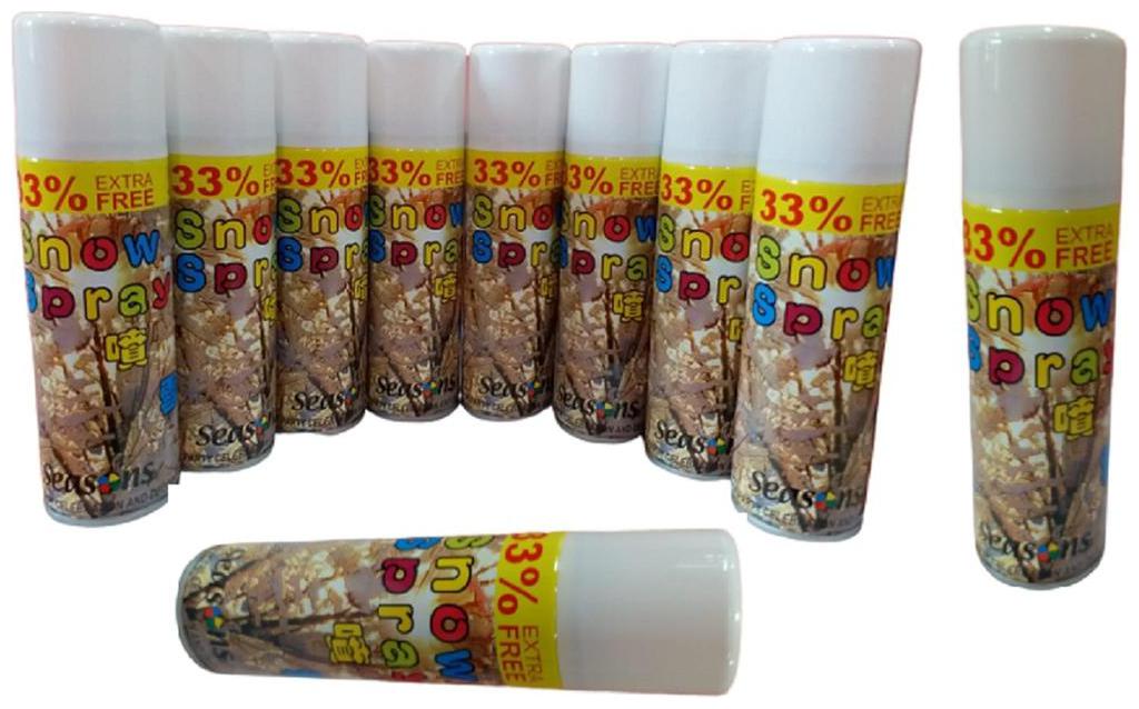 

Seasons Snow Spray Party Celebration Decoration Multi