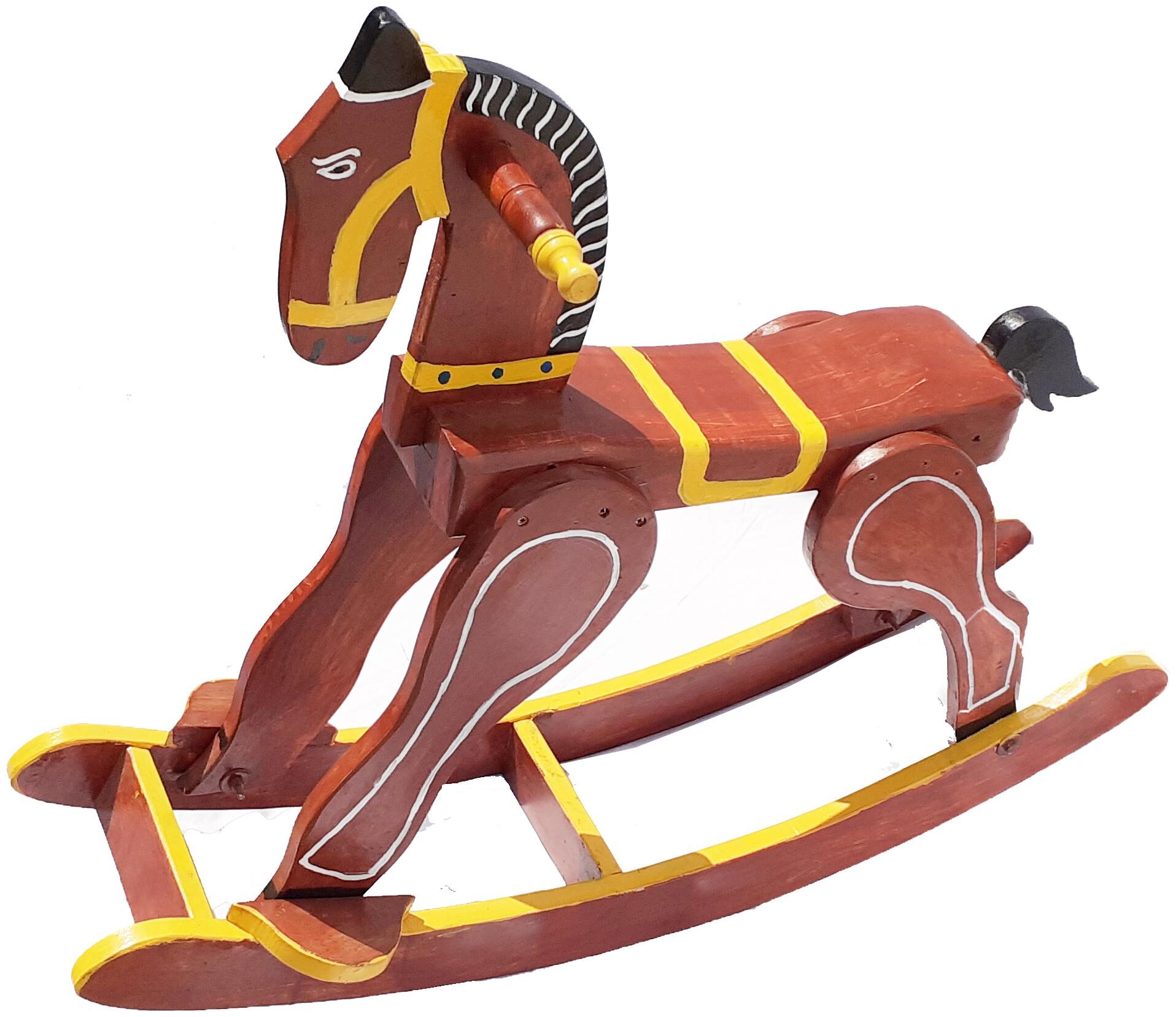 wooden rocking horse for baby online india