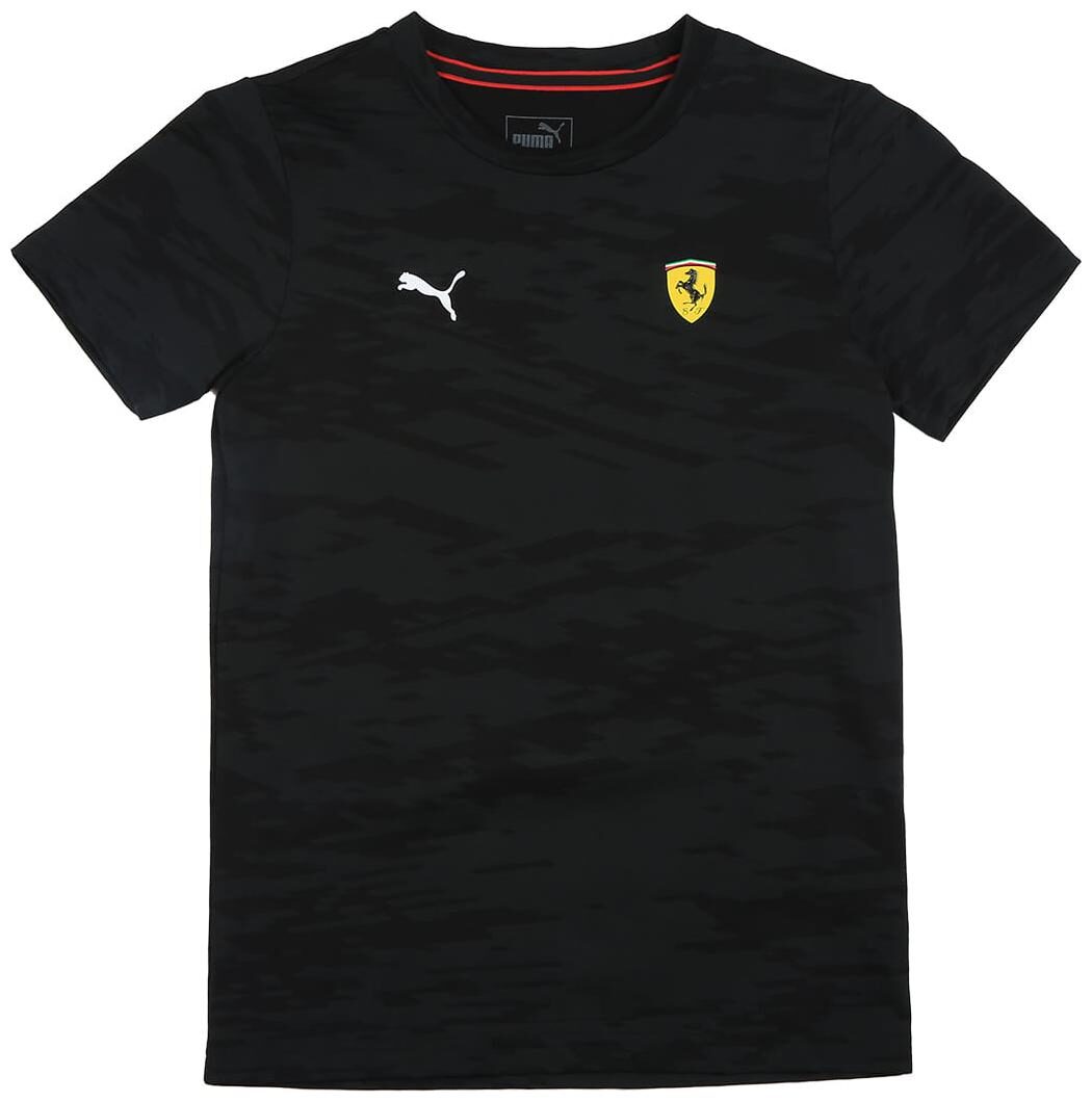 

Puma Boy Cotton Solid T-shirt - Black