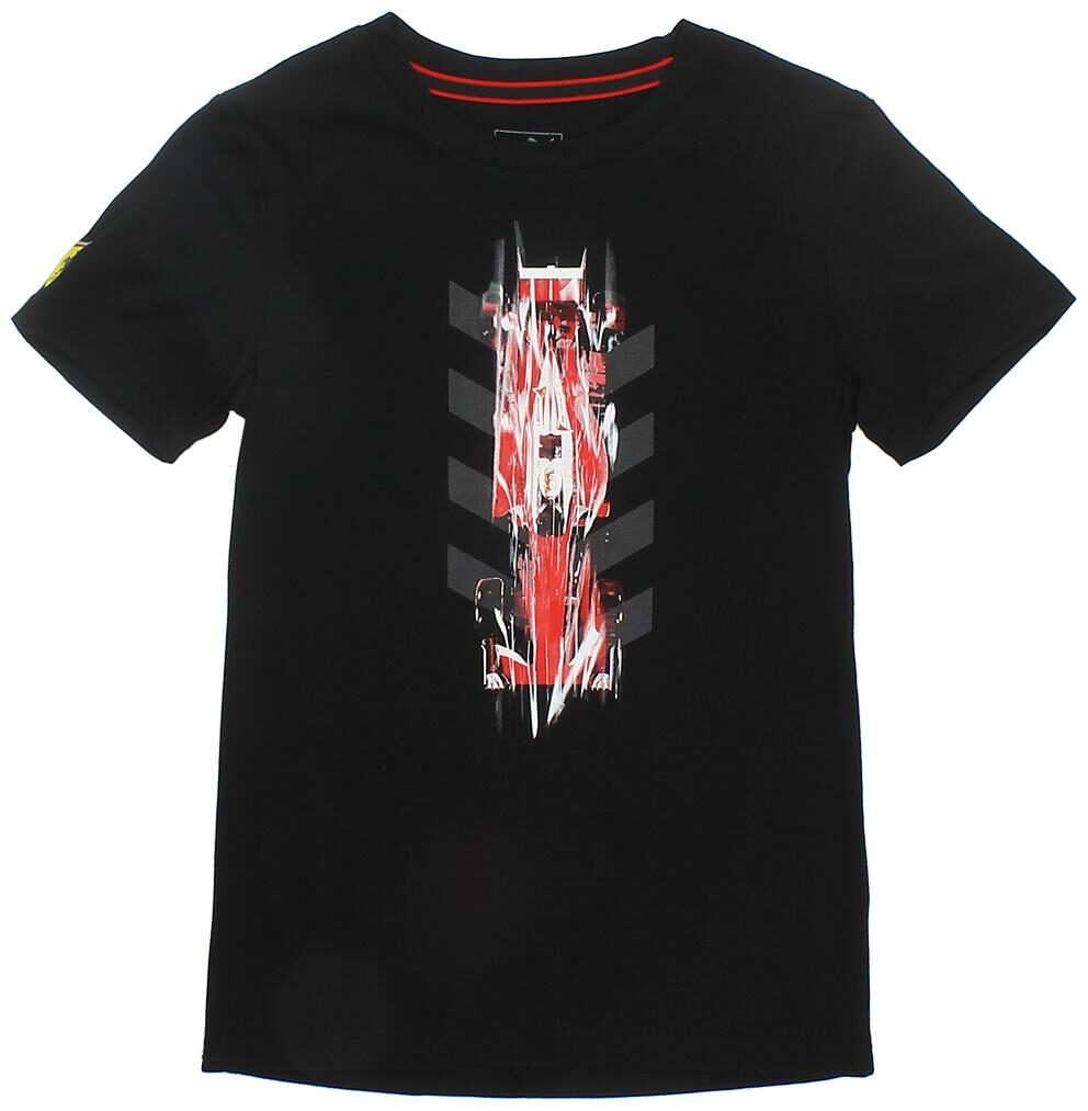 

Puma Boy Cotton Printed T-shirt - Black