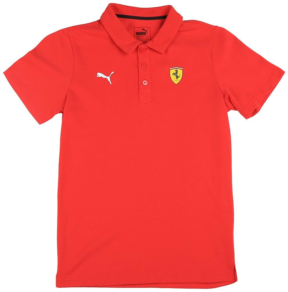 

Puma Boy Cotton Solid T-shirt - Red