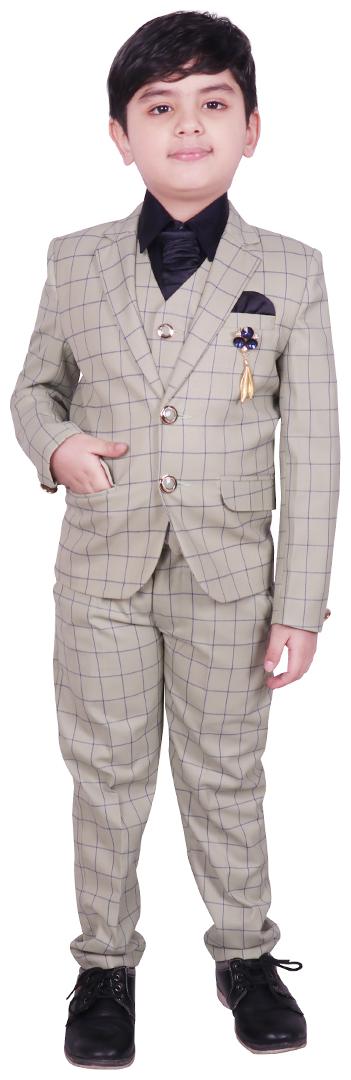 

SG YUVRAJ Coat pants For Boys (Beige Purple)