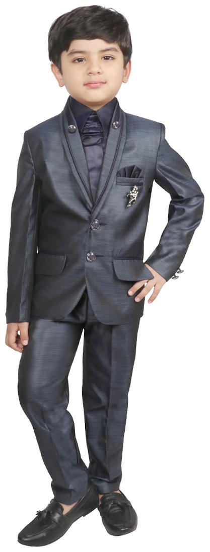 

SG YUVRAJ Coat Pent set For Boys (Blue)