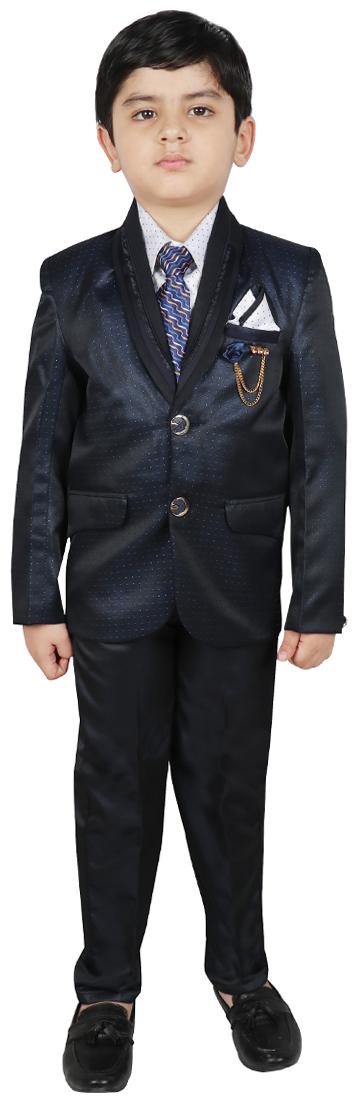 

SG YUVRAJ Coat Pent For Boys Blue White