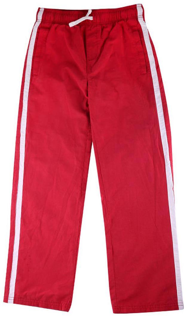 Shishu Boy Solid Trousers - Red