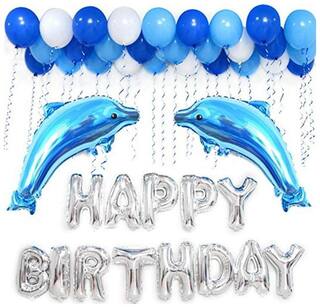 Buy Shop Online Happy Birthday Balloons Decoration Kits Blue