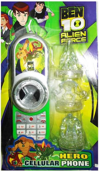 Shop & Shoppee Ben 10 Musical Mobile Phone With 3 Aliens