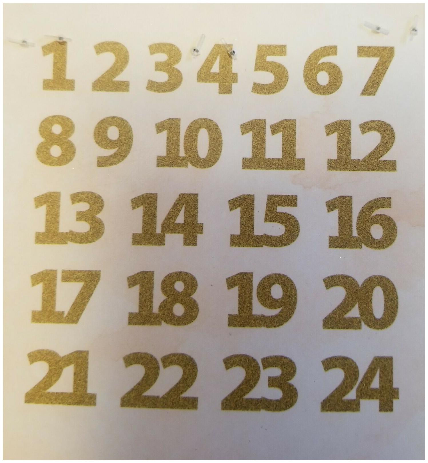 

SILVER GOLD GLITTER NUMBER 1 - 24 TABLE CENTREPIECE DECORATION PARTY BIRTHDAY