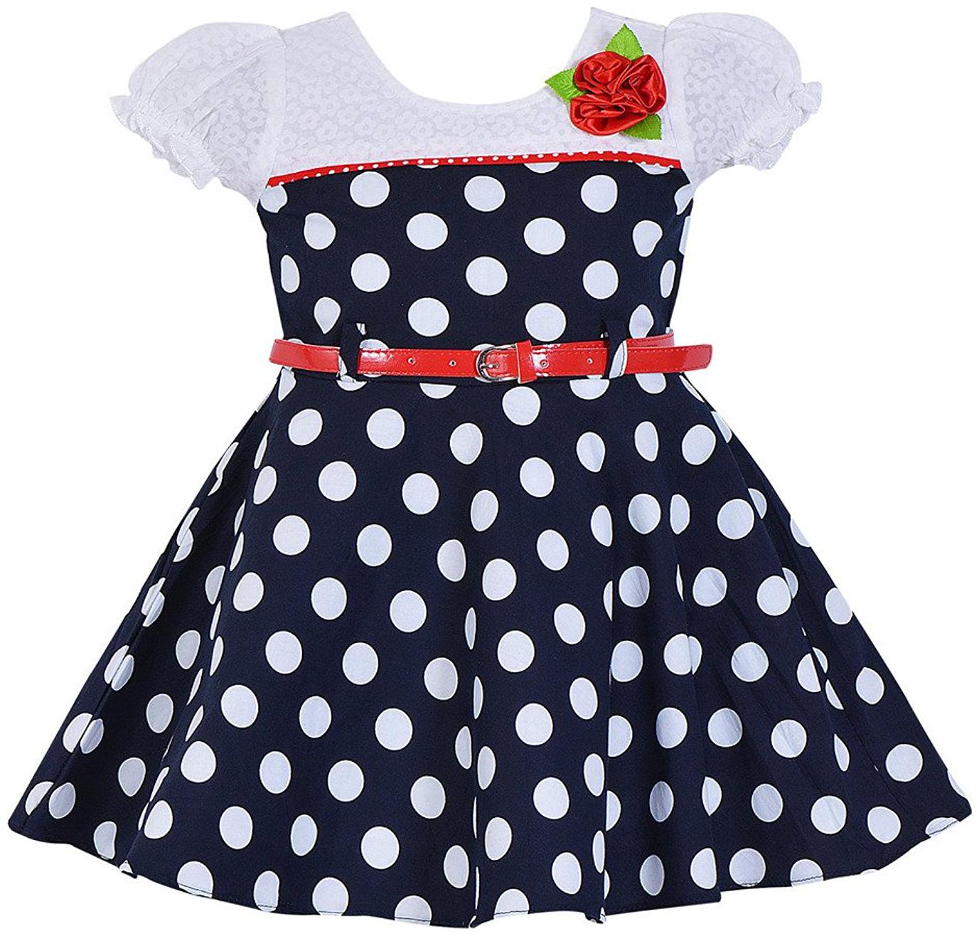 

Silver Kraft Blue Cotton Sleeveless Knee Length Princess Frock ( Pack of 1 )